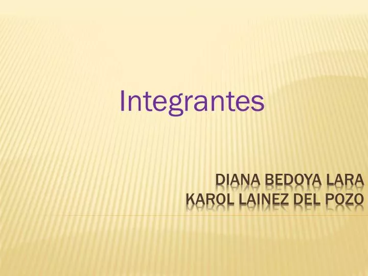 integrantes