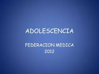 adolescencia