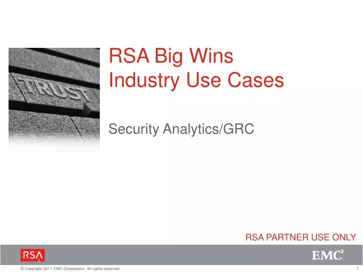 rsa big wins industry use cases