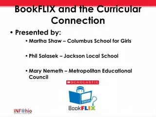 BookFLIX and the Curricular Connection