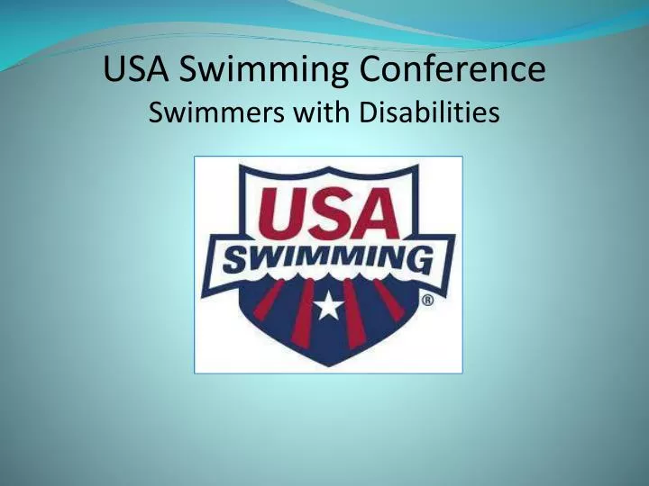 usa swimming conference swimmers with disabilities