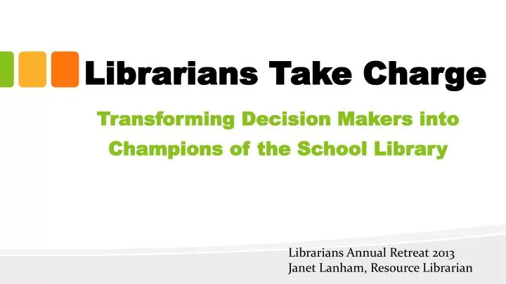 librarians take charge