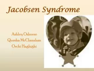 Jacobsen Syndrome