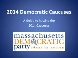 2014 Democratic Caucuses