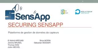securing sensapp