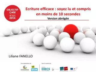 ecriture efficace soyez lu et compris en moins de 10 secondes version abr g e