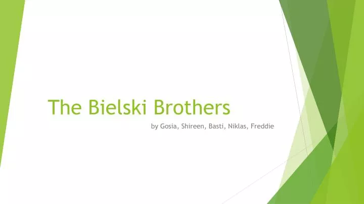 the bielski brothers