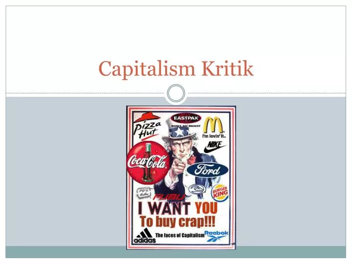capitalism kritik