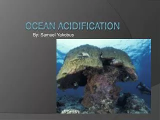 Ocean acidification