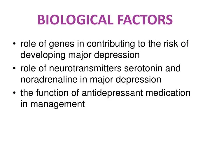 biological factors