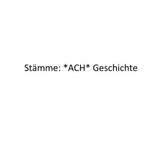 st mme ach geschichte