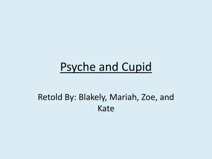 psyche and cupid