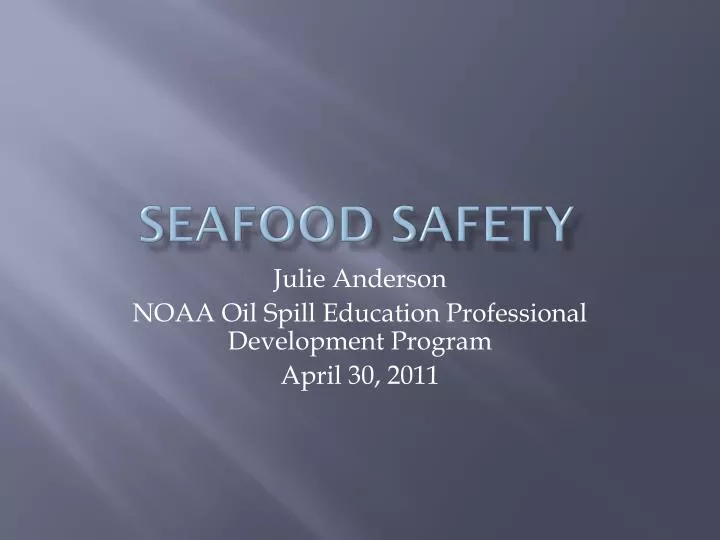 seafood safety