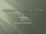 Common Drugs &amp; Their Uses - slide 1