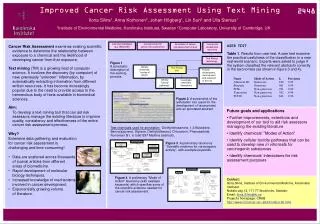 Improved Cancer Risk Assessment Using Text Mining