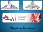 Physiology Department - slide 1