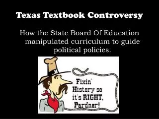 Texas Textbook Controversy