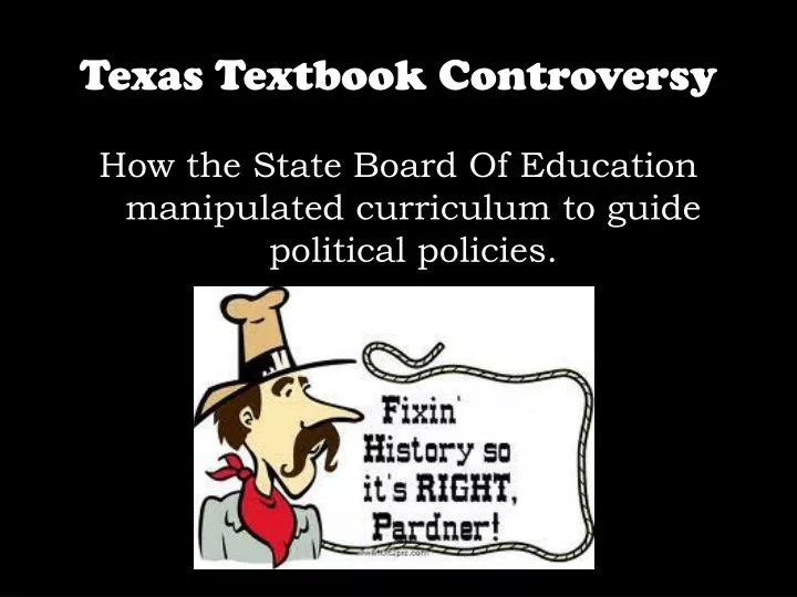 texas textbook controversy