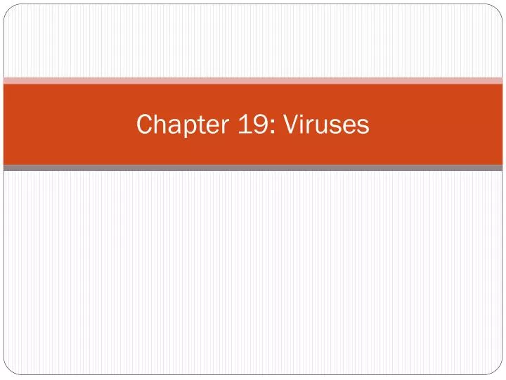 chapter 19 viruses