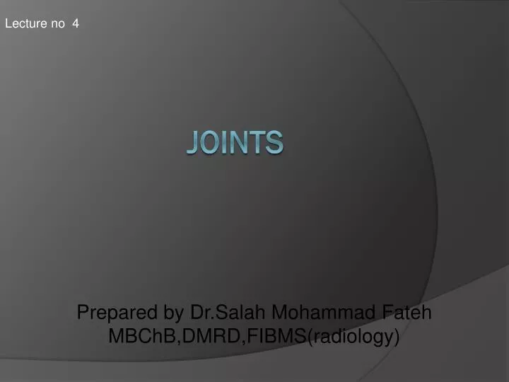 PPT - Joints PowerPoint Presentation, Free Download - ID:1899454