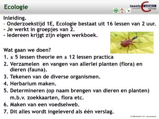 ecologie