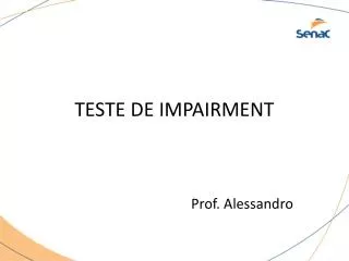 teste de impairment