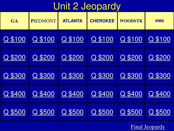 unit 2 jeopardy