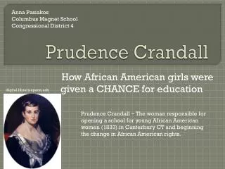 Prudence Crandall