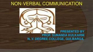 NON-VERBAL COMMUNICATION