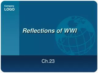 Reflections of WWI