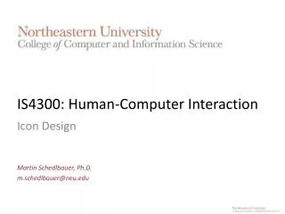 IS4300: Human-Computer Interaction