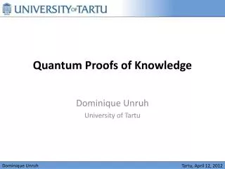quantum proofs of knowledge