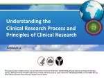 Clinical Research: Understanding Process & Principles - slide 1