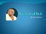 Gandhi - slide 1