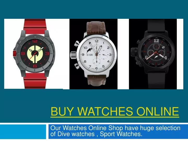 buy watches online
