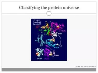 Classifying the protein universe