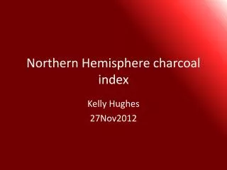 Northern Hemisphere charcoal index