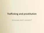 Trafficking and prostitution