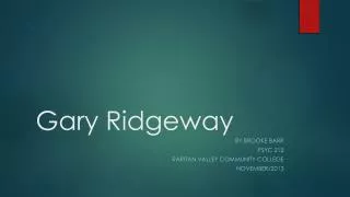 Gary Ridgeway