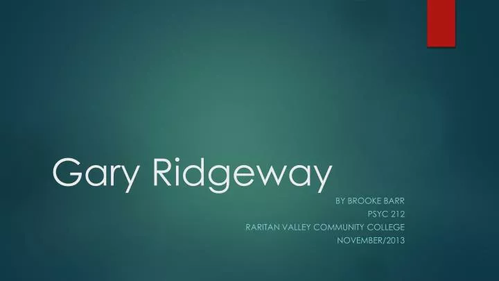 gary ridgeway
