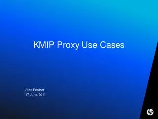 KMIP Proxy Use Cases