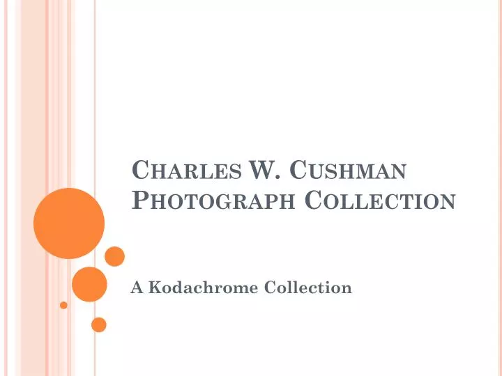 charles w cushman photograph collection