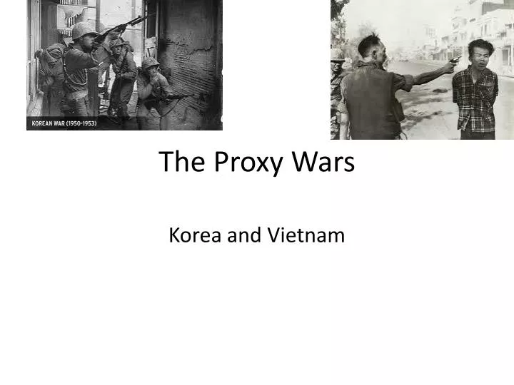 the proxy wars