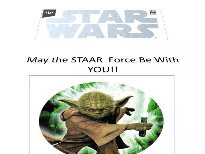 may the staar force be with you