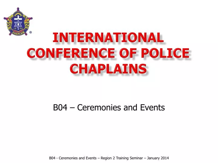 international conference of police chaplains