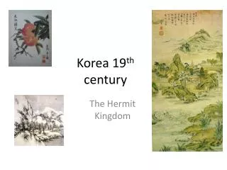Korea 19 th century
