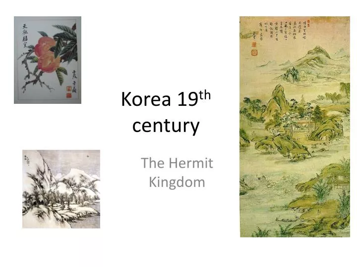 korea 19 th century