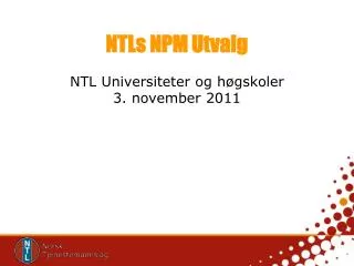 NTLs NPM Utvalg