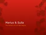 Marius &amp; Sulla - slide 1