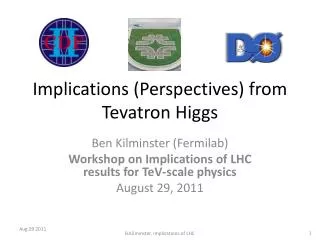 Implications (P erspectives) from Tevatron Higgs